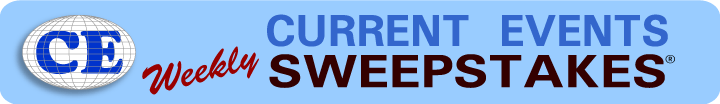 Current Events Sweepstakes – your weekly current events teaching aid for high school social studies since 1968