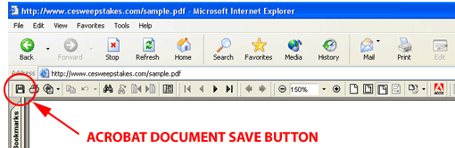 Acrobat File Save image